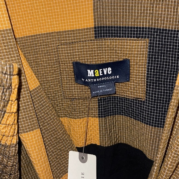 NWT ANTHROPOLOGIE Gingham Maxi Dress - Picture 12 of 14